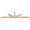 Ekena Millwork Kennewick Rough Sawn Timber Gable Bracket, Douglas Fir, 84"W x 24"H x 2"D x 4"F, 7/12 Pitch GBW084X24X0204KEN00RDF - alternate 2